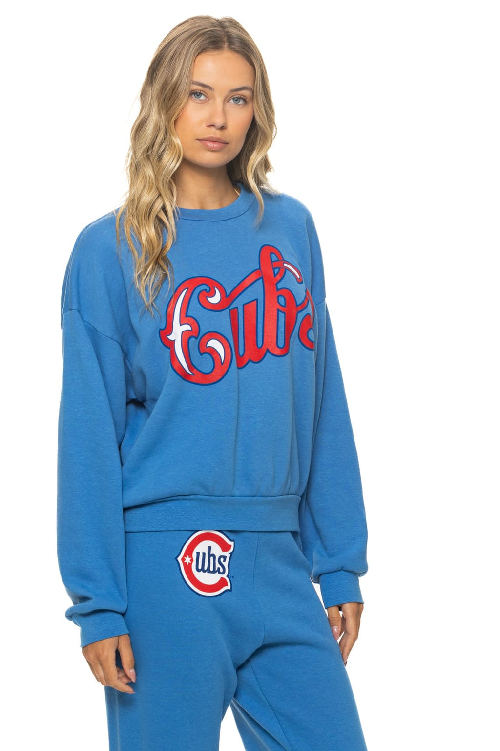 Retro CHICAGO CUBS 2026 RELAXED CREW SWEATSHIRT - COBALT