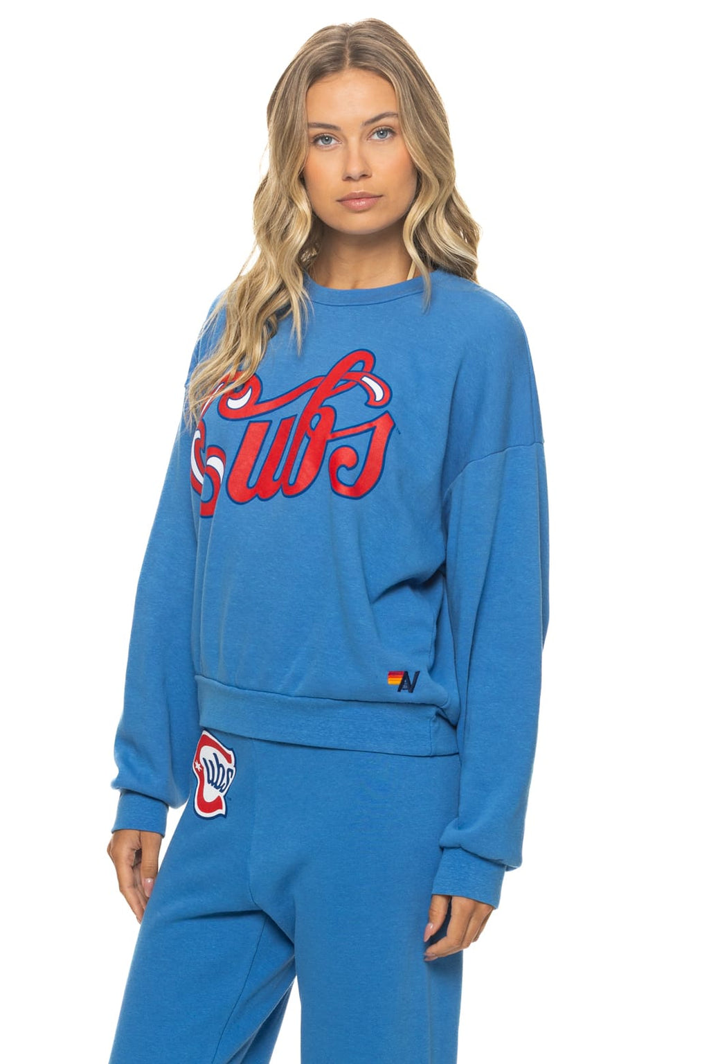 Retro CHICAGO CUBS 2026 RELAXED CREW SWEATSHIRT - COBALT