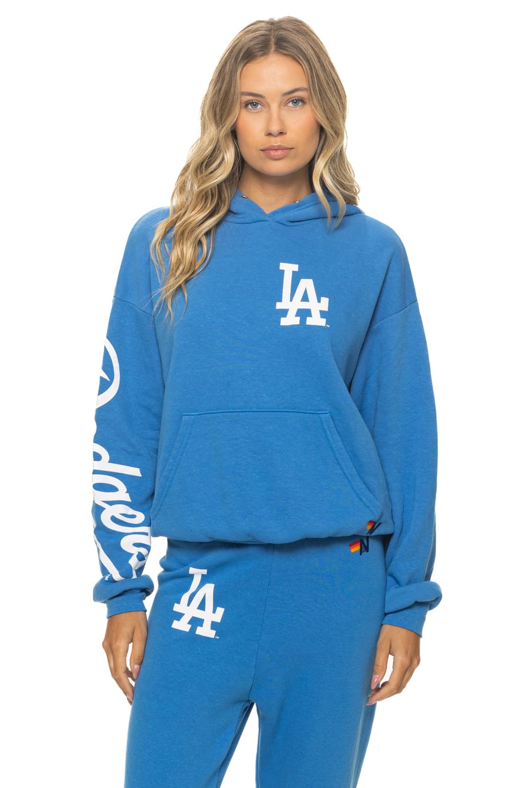 Retro LOS ANGELES DODGERS 2026 RELAXED PULLOVER HOODIE - COBALT