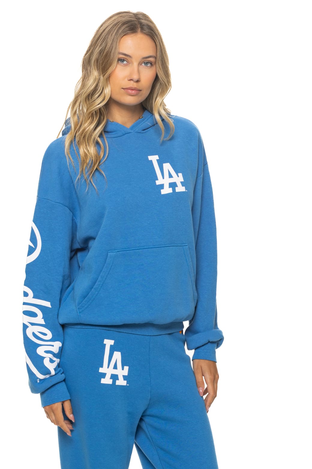 Retro LOS ANGELES DODGERS 2026 RELAXED PULLOVER HOODIE - COBALT