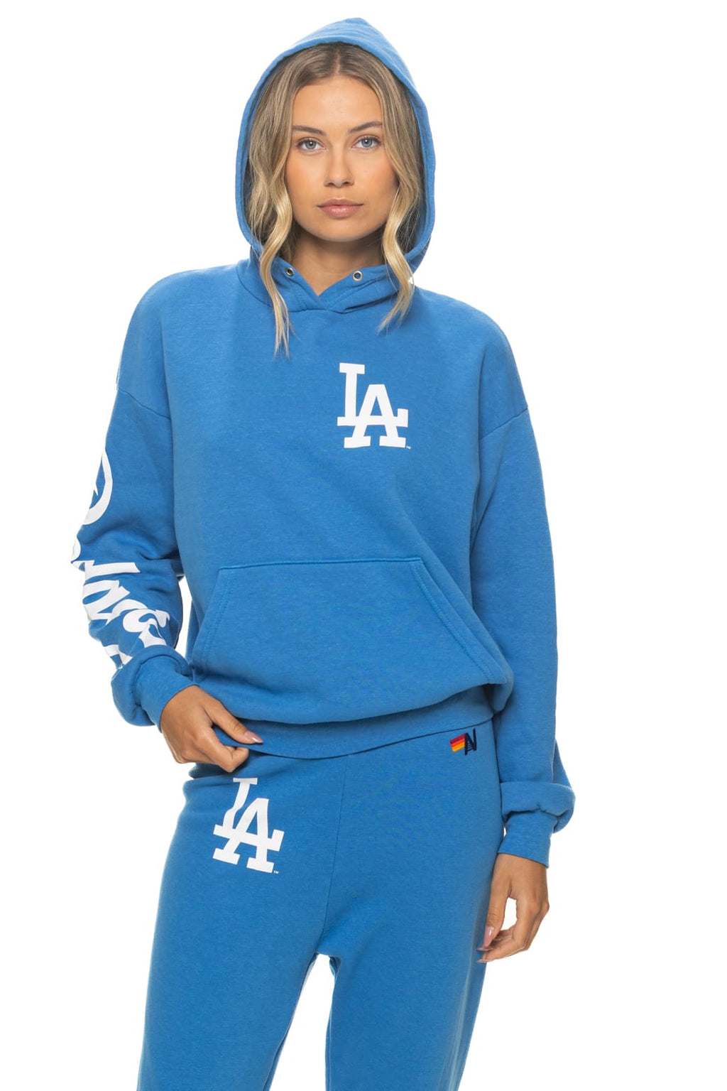 Retro LOS ANGELES DODGERS 2026 RELAXED PULLOVER HOODIE - COBALT