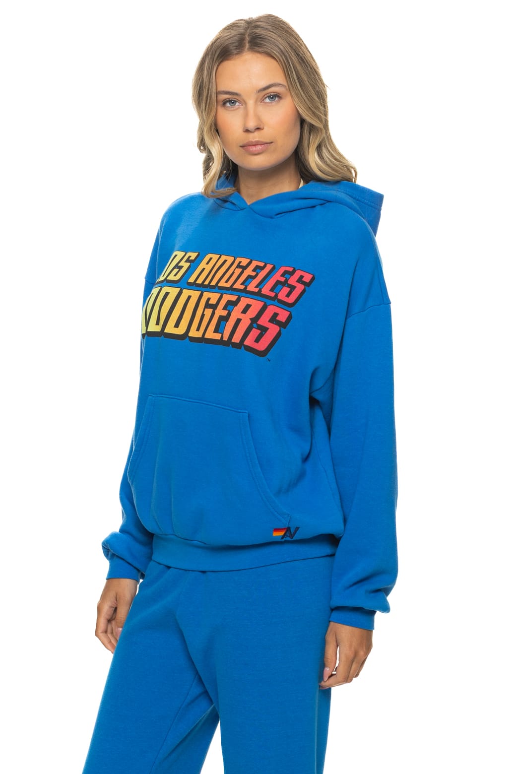 Retro LOS ANGELES DODGERS 2026 RELAXED PULLOVER HOODIE - OCEAN