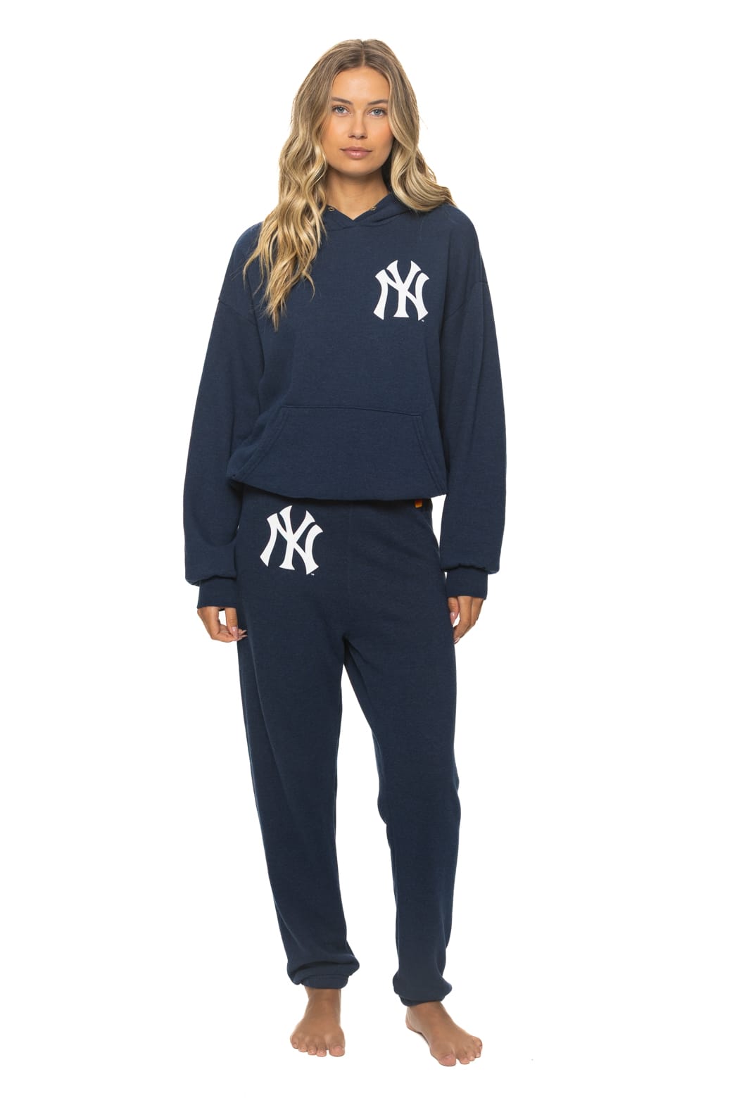 Retro NEW YORK YANKEES 2026 RELAXED PULLOVER HOODIE - NAVY