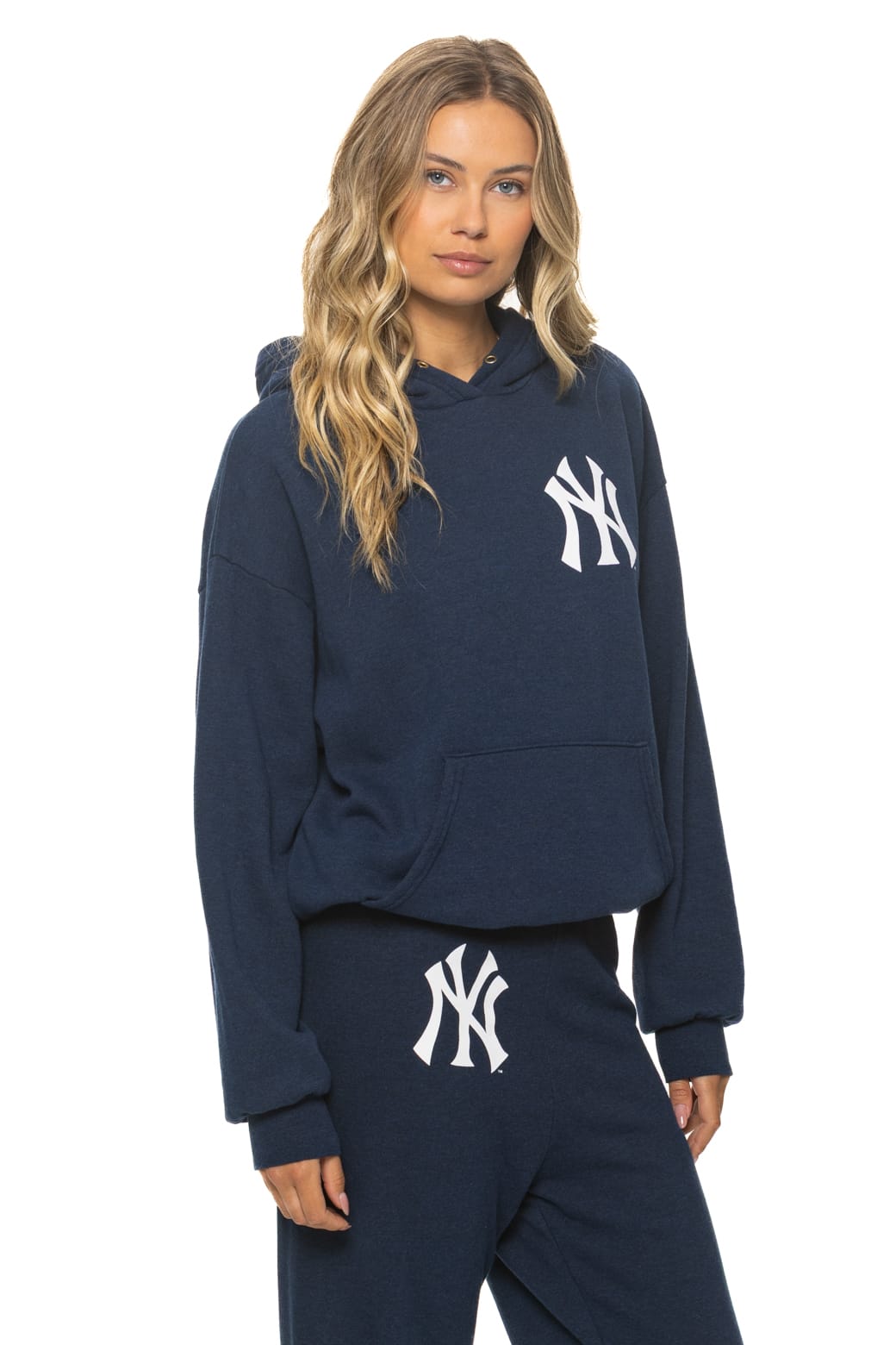 Retro NEW YORK YANKEES 2026 RELAXED PULLOVER HOODIE - NAVY