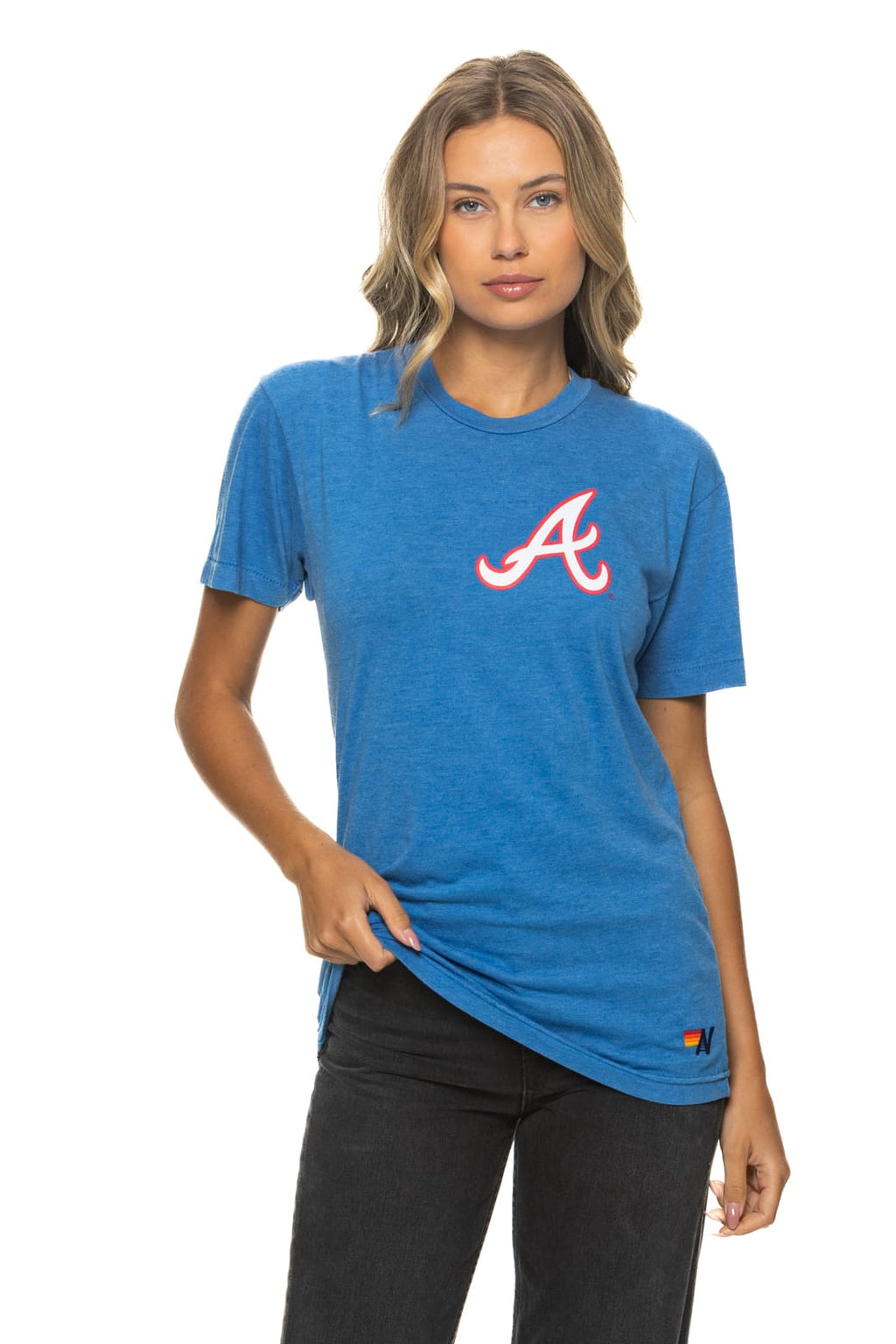 Retro ATLANTA BRAVES 2026 CREW TEE - COBALT