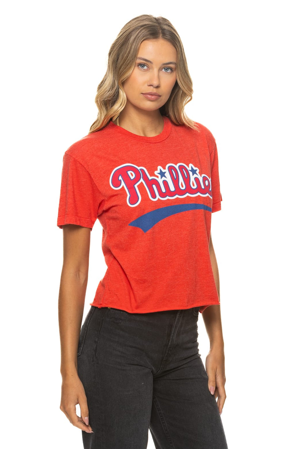 Retro PHILADELPHIA PHILLIES 2026 BOYFRIEND TEE - RED