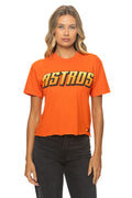 Retro HOUSTON ASTROS 2026 BOYFRIEND TEE - ORANGE