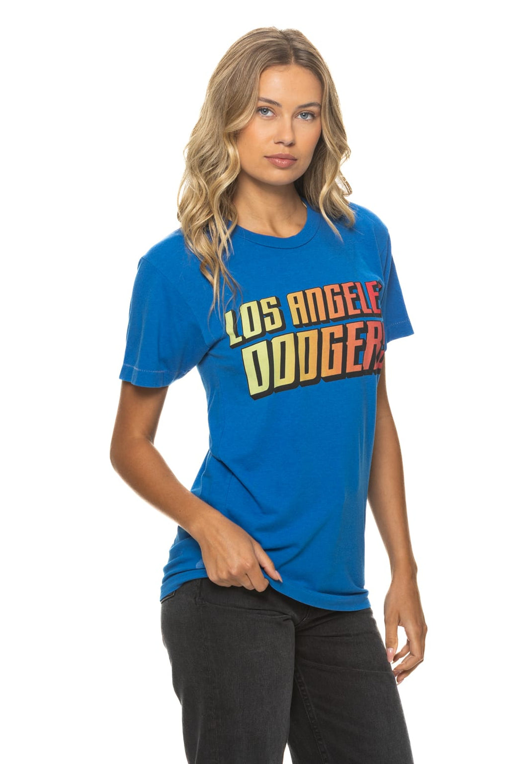 Retro LOS ANGELES DODGERS 2026 CREW TEE - OCEAN