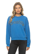 Retro SEATTLE MARINERS 2026 RELAXED CREW SWEATSHIRT - COBALT