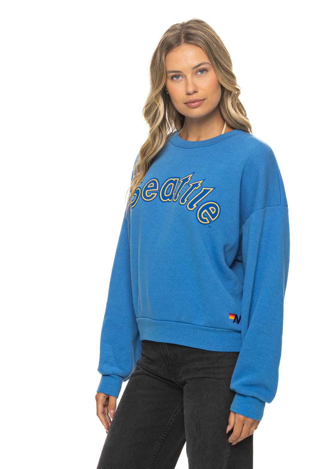 Retro SEATTLE MARINERS 2026 RELAXED CREW SWEATSHIRT - COBALT