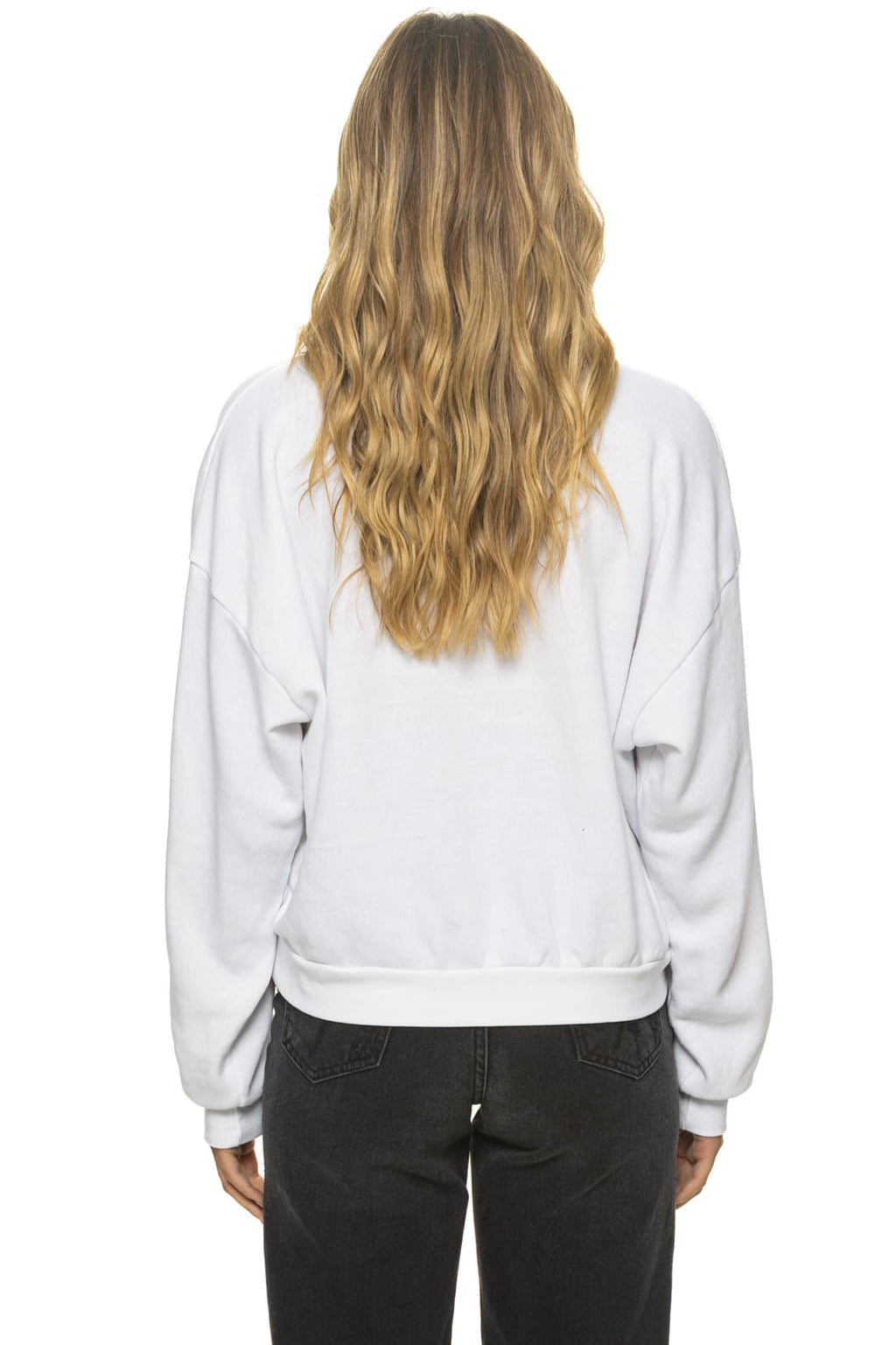 Retro LOS ANGELES DODGERS 2026 RELAXED CREW SWEATSHIRT - WHITE