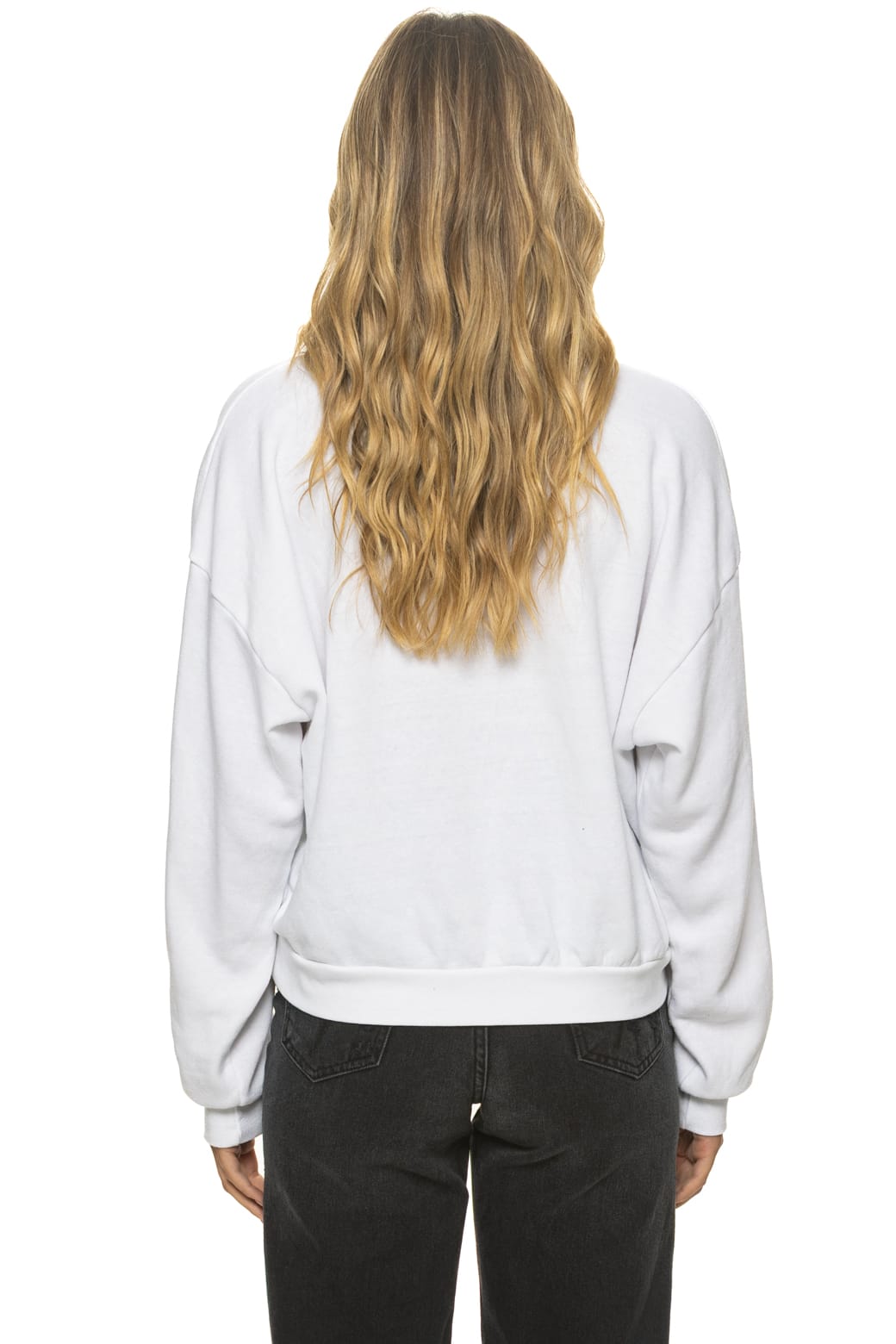 Retro LOS ANGELES DODGERS 2026 RELAXED CREW SWEATSHIRT - WHITE
