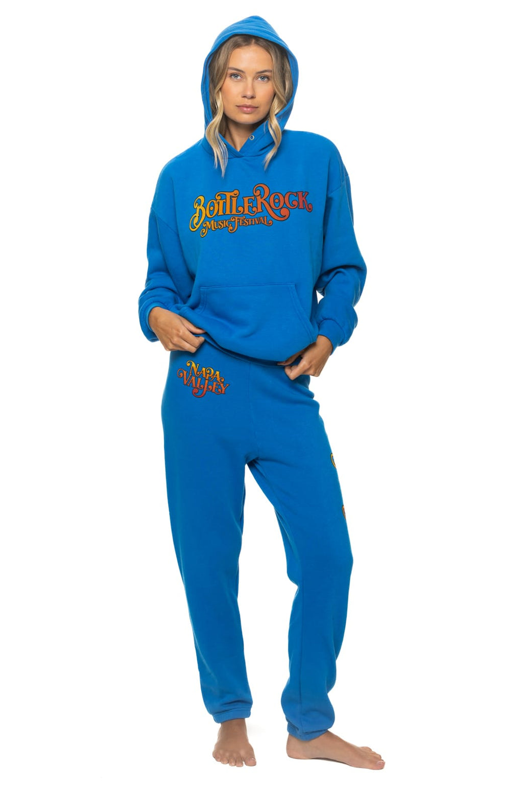Retro AVIATOR NATION BOTTLEROCK 2026 SWEATPANTS - ADVENTURE BLUE