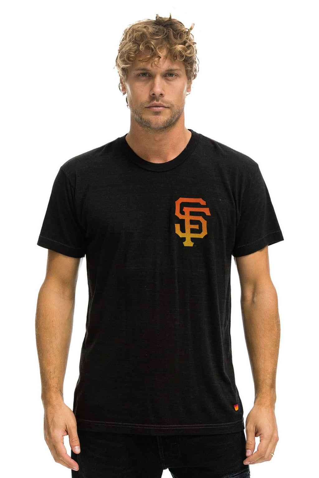 Retro SAN FRANCISCO GIANTS 2026 CREW TEE - BLACK