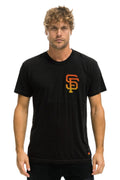Retro SAN FRANCISCO GIANTS 2026 CREW TEE - BLACK