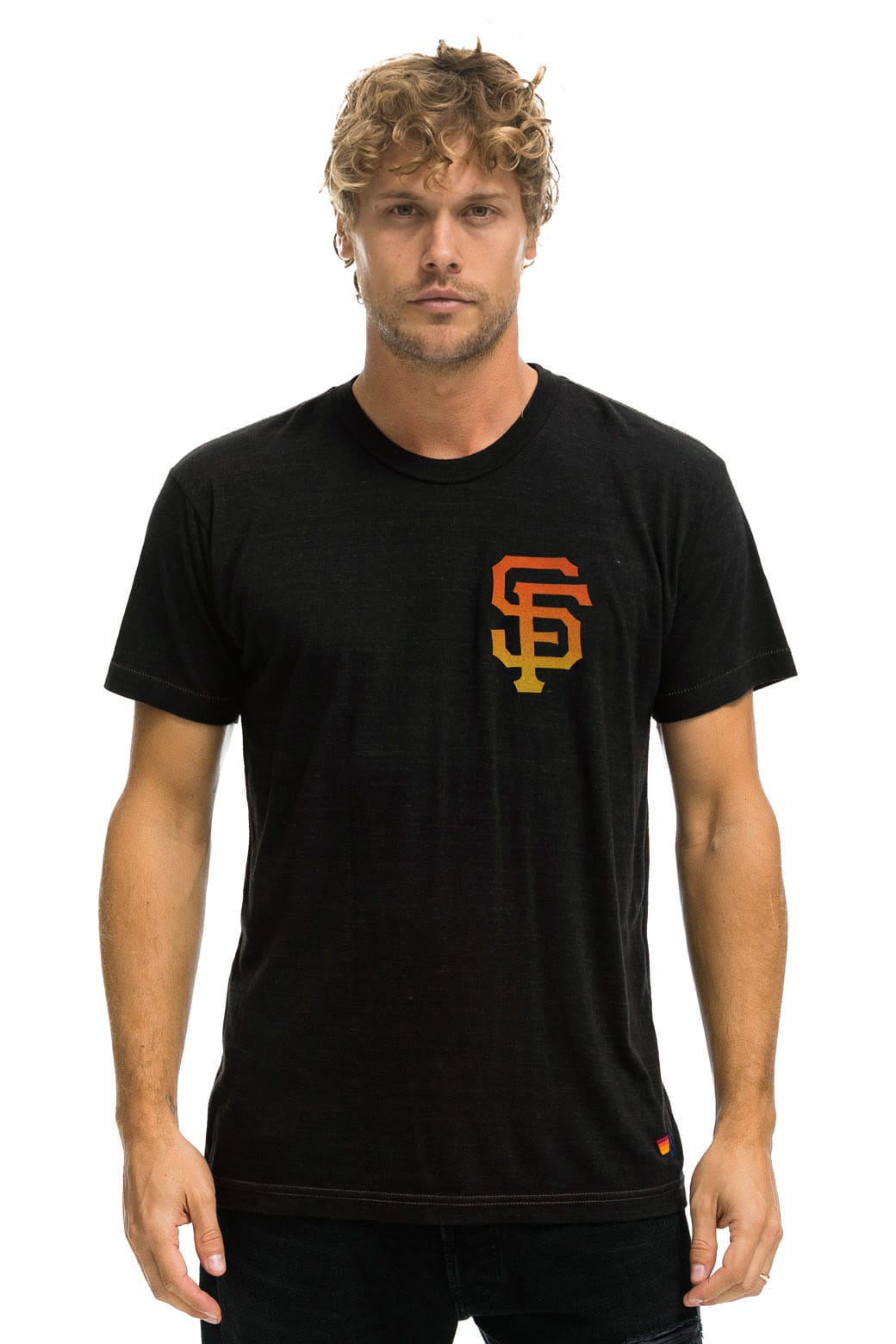 Retro SAN FRANCISCO GIANTS 2026 CREW TEE - BLACK