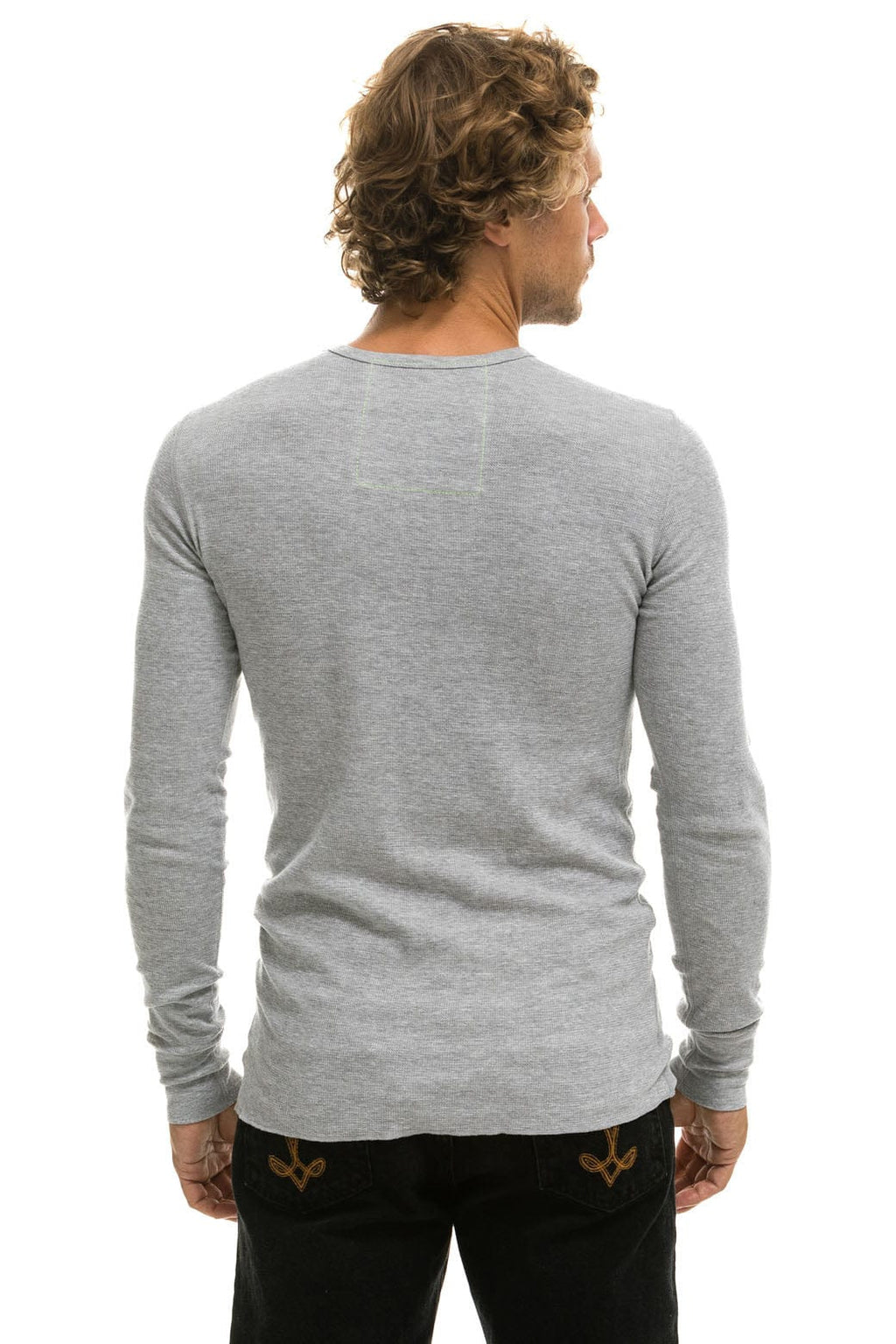 Retro SMILEY 2 THERMAL - HEATHER GREY