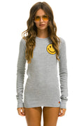 Retro SMILEY 2 THERMAL - HEATHER GREY