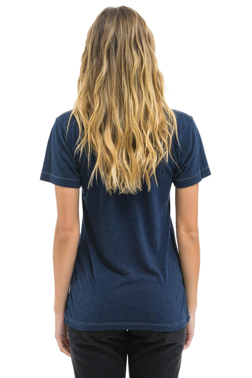 Retro PEBBLE BEACH FOOD & WINE 2025 UNISEX CREW TEE - NAVY