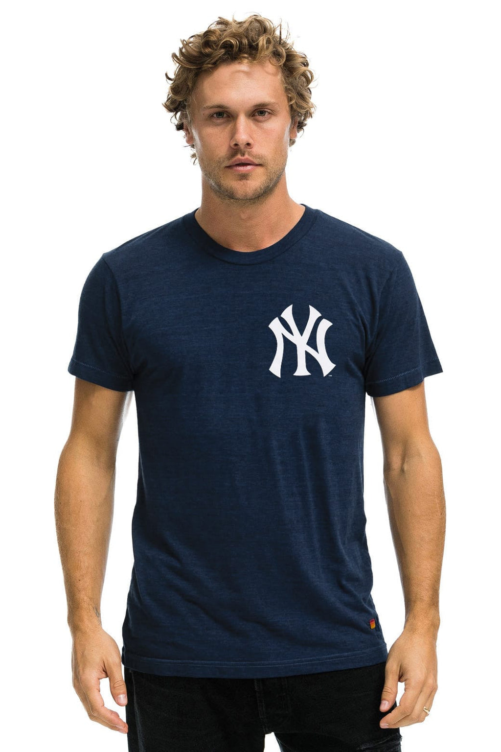 Retro NEW YORK YANKEES 2026 CREW TEE - NAVY