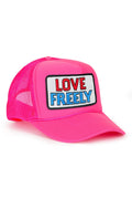 Retro LOVE FREELY - TRUCKER HAT