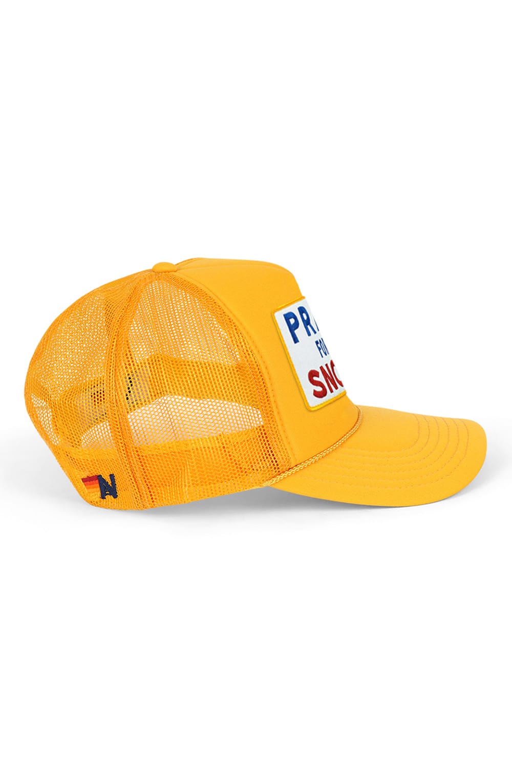 Retro PRAY FOR SNOW VINTAGE TRUCKER HAT