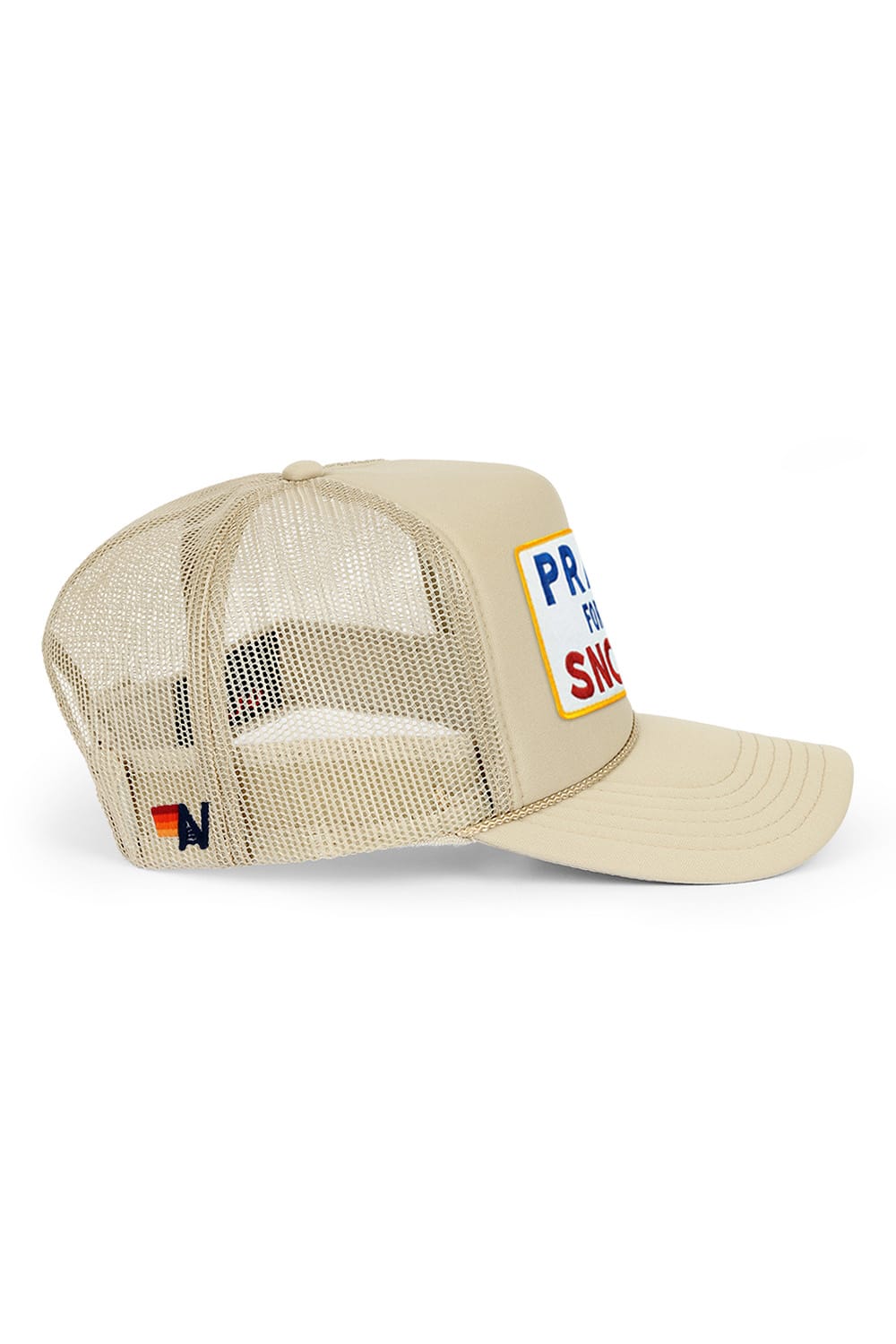 Retro PRAY FOR SNOW VINTAGE TRUCKER HAT