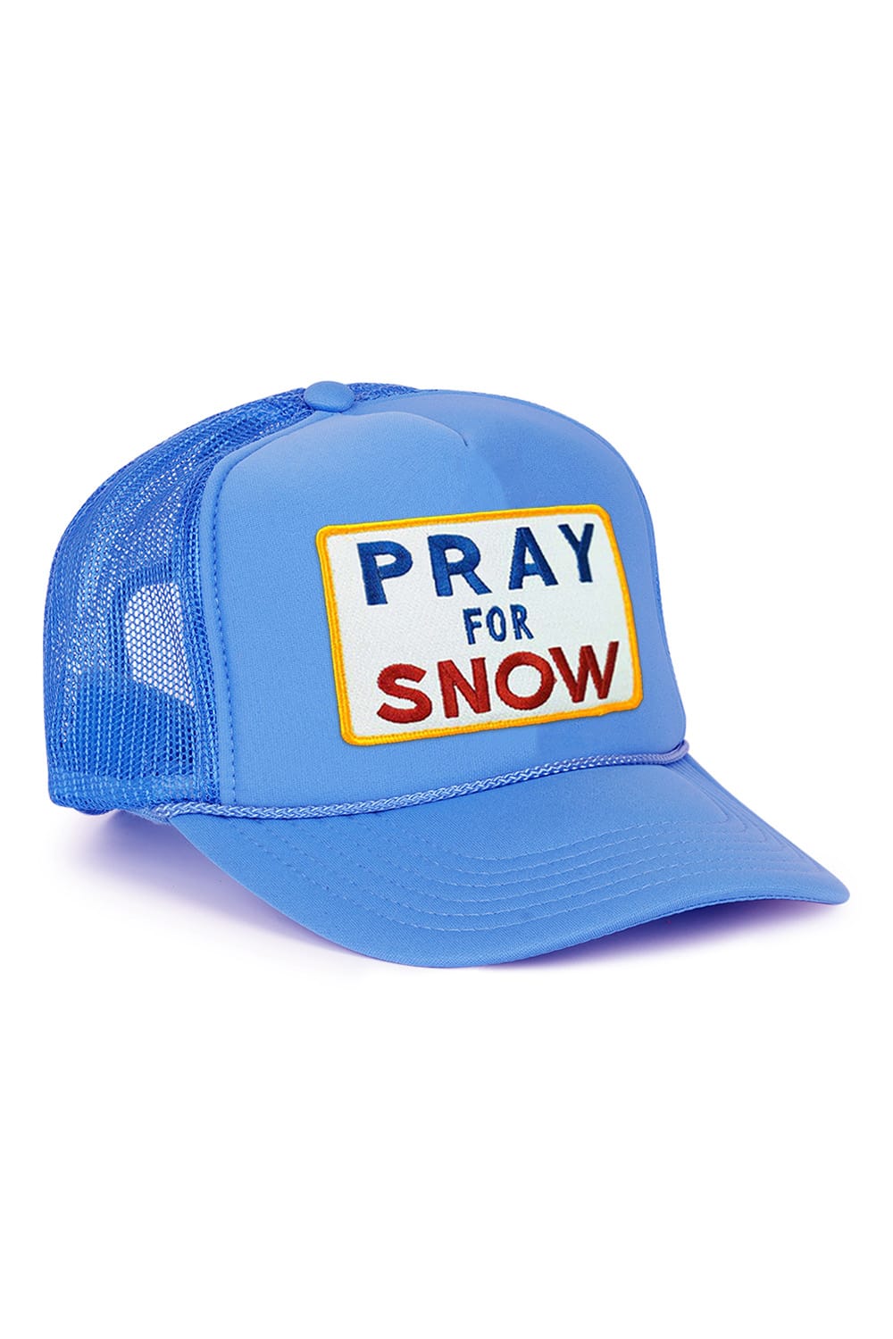 Retro PRAY FOR SNOW VINTAGE TRUCKER HAT