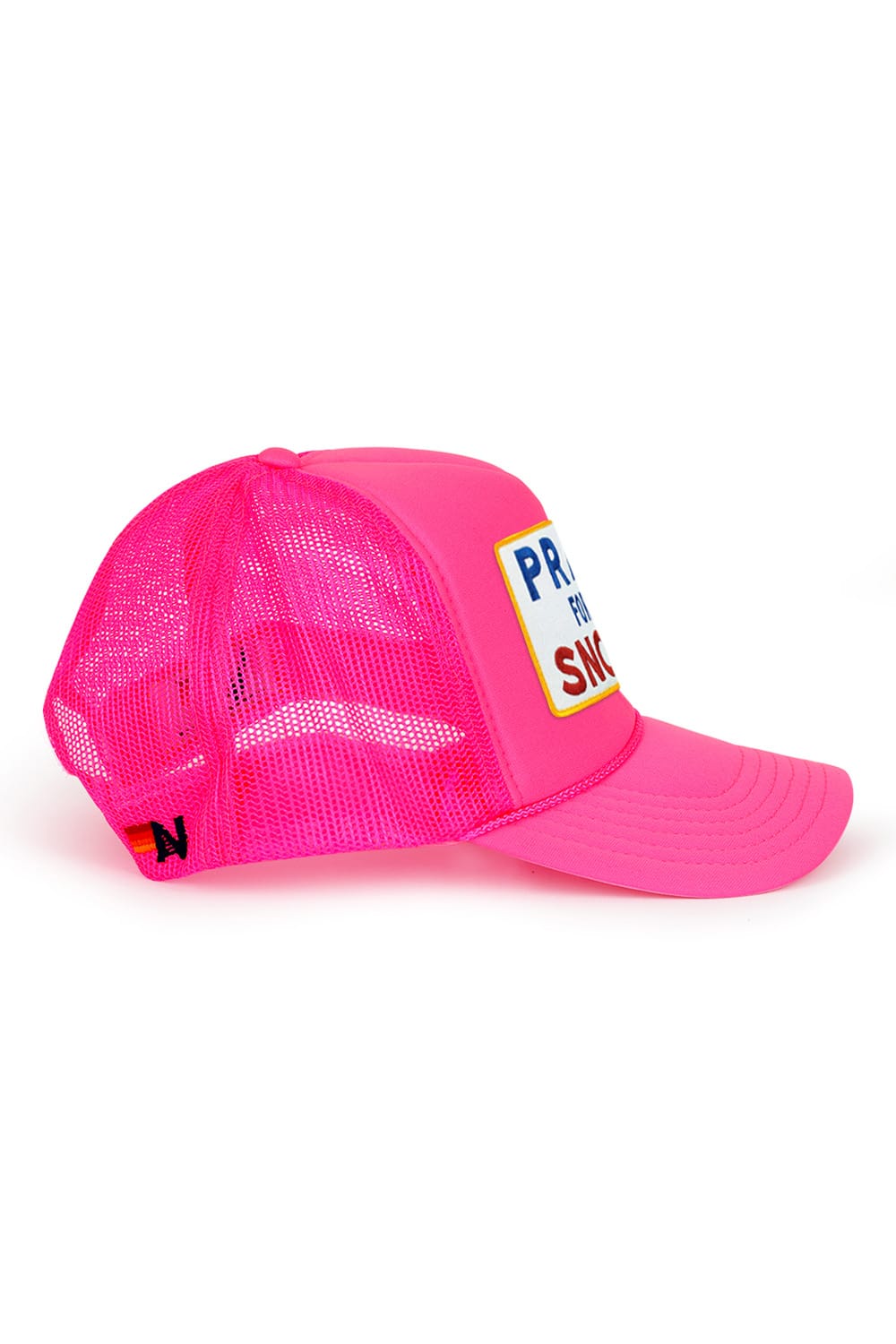 Retro PRAY FOR SNOW VINTAGE TRUCKER HAT