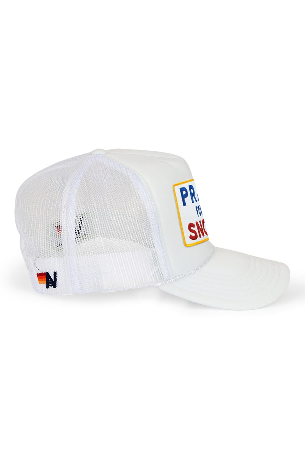 Retro PRAY FOR SNOW VINTAGE TRUCKER HAT
