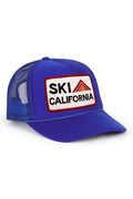 Retro SKI CALIFORNIA TRUCKER HAT