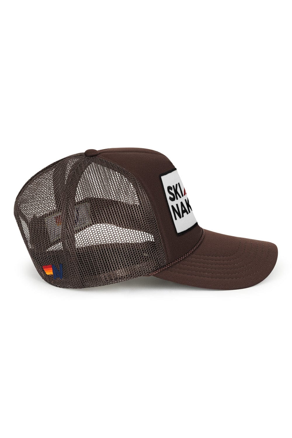 Retro SKI NAKED TRUCKER HAT