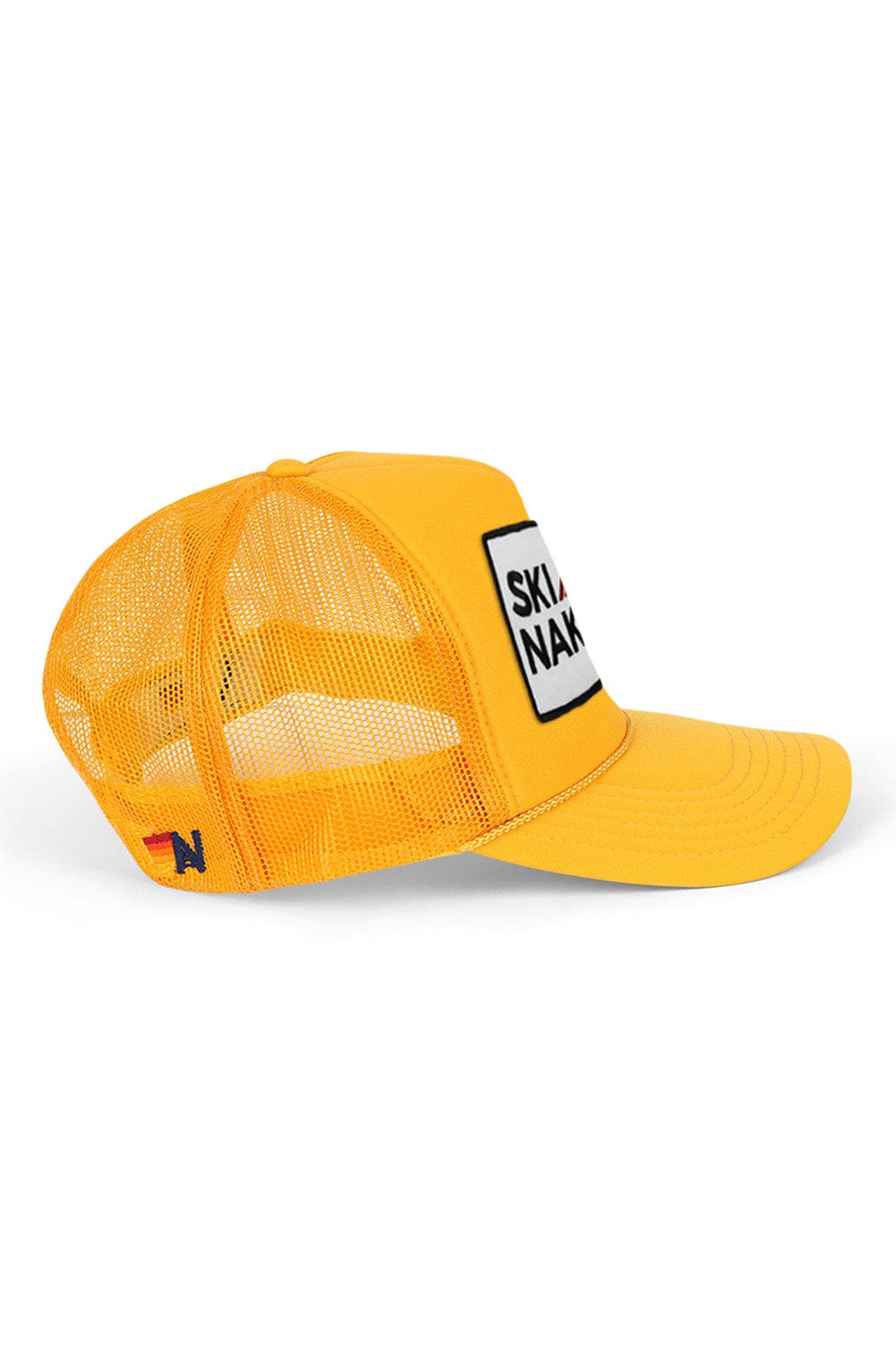 Retro SKI NAKED TRUCKER HAT