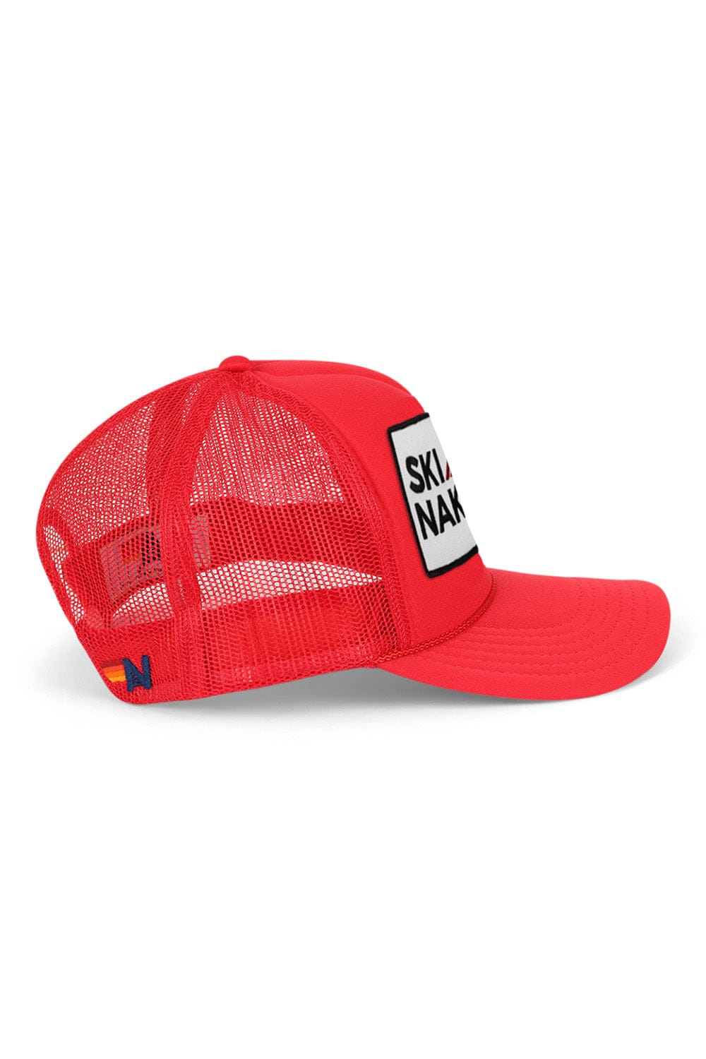 Retro SKI NAKED TRUCKER HAT
