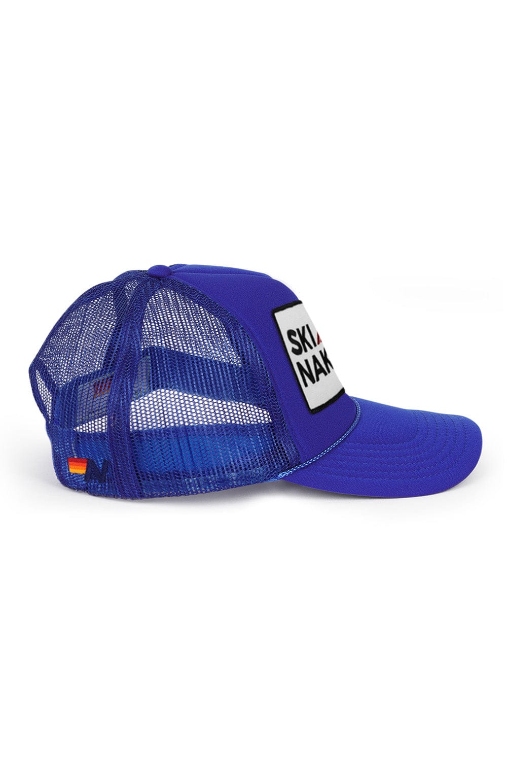 Retro SKI NAKED TRUCKER HAT