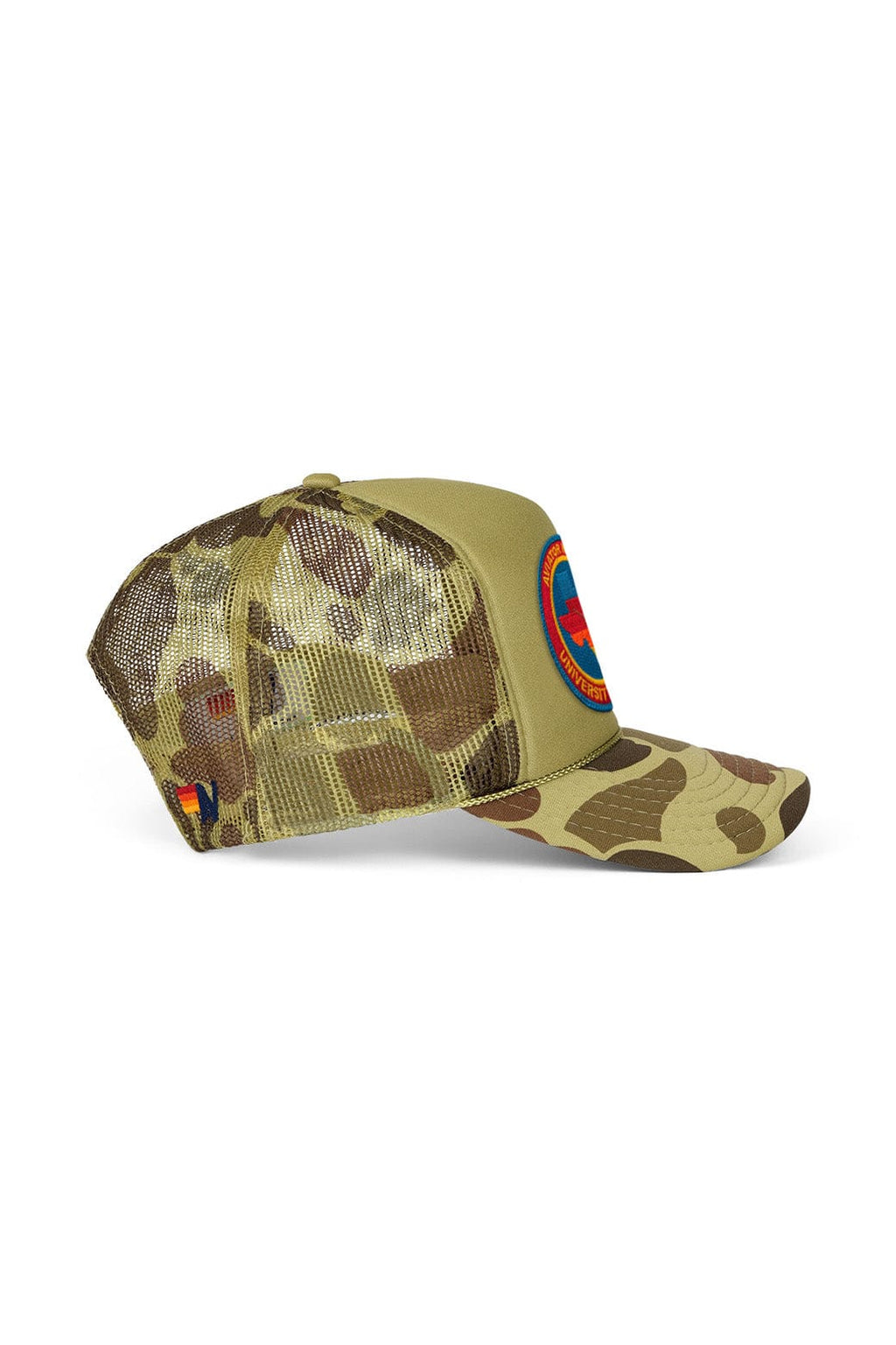 Retro UNIVERSITY OF TEXAS CIRCLE PATCH VINTAGE LOW RISE TRUCKER - CAMO