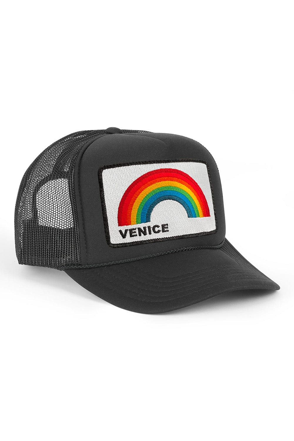 Retro VENICE RAINBOW TRUCKER HAT