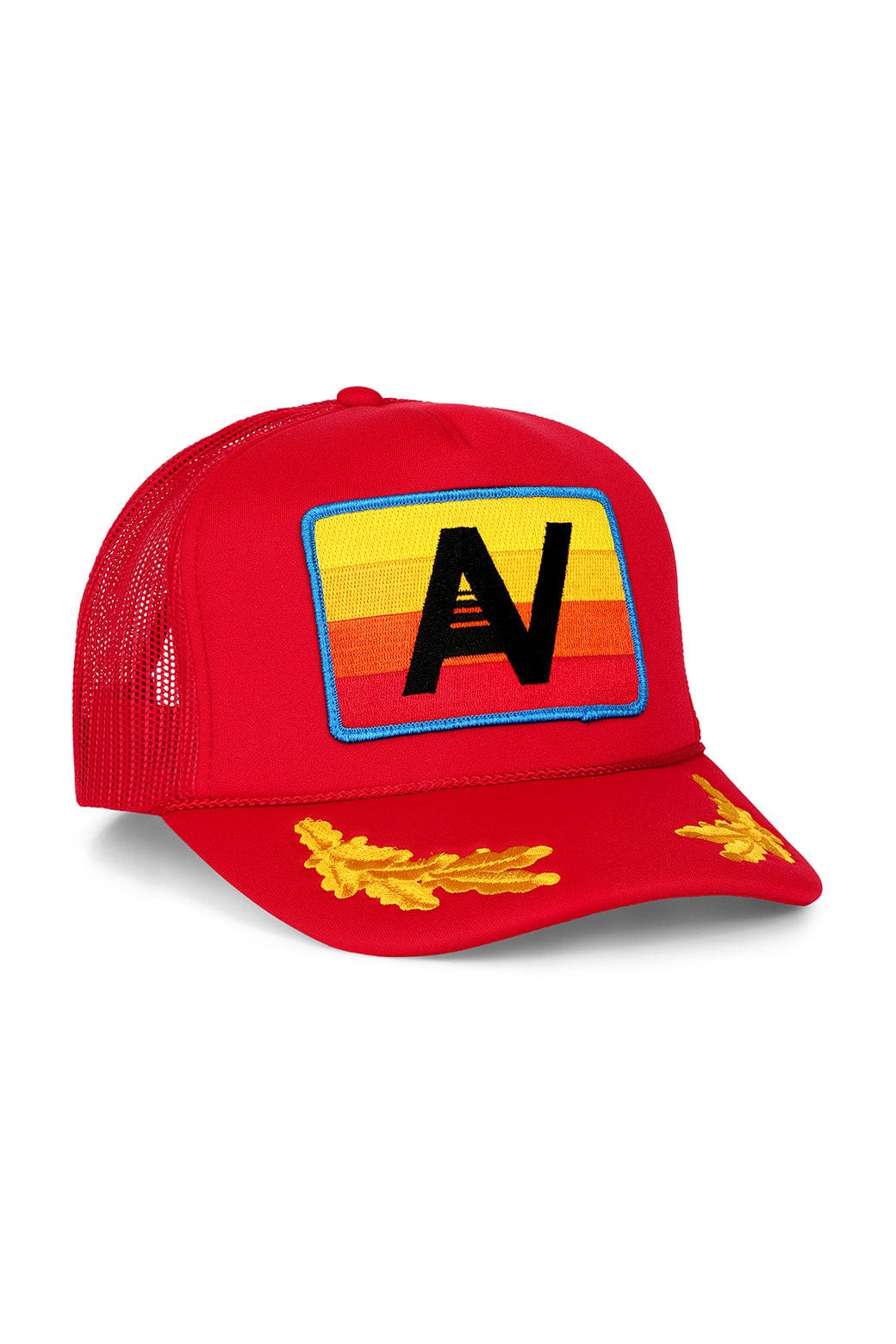 Retro LOGO RAINBOW - VINTAGE LOW RISE LEAF TRUCKER