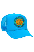 Retro BOURBON AND BEYOND 2025 VINTAGE LOW RISE TRUCKER - NEON BLUE