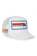 Retro CFP NATIONAL CHAMPIONSHIP 2025 VINTAGE LOW RISE TRUCKER - WHITE