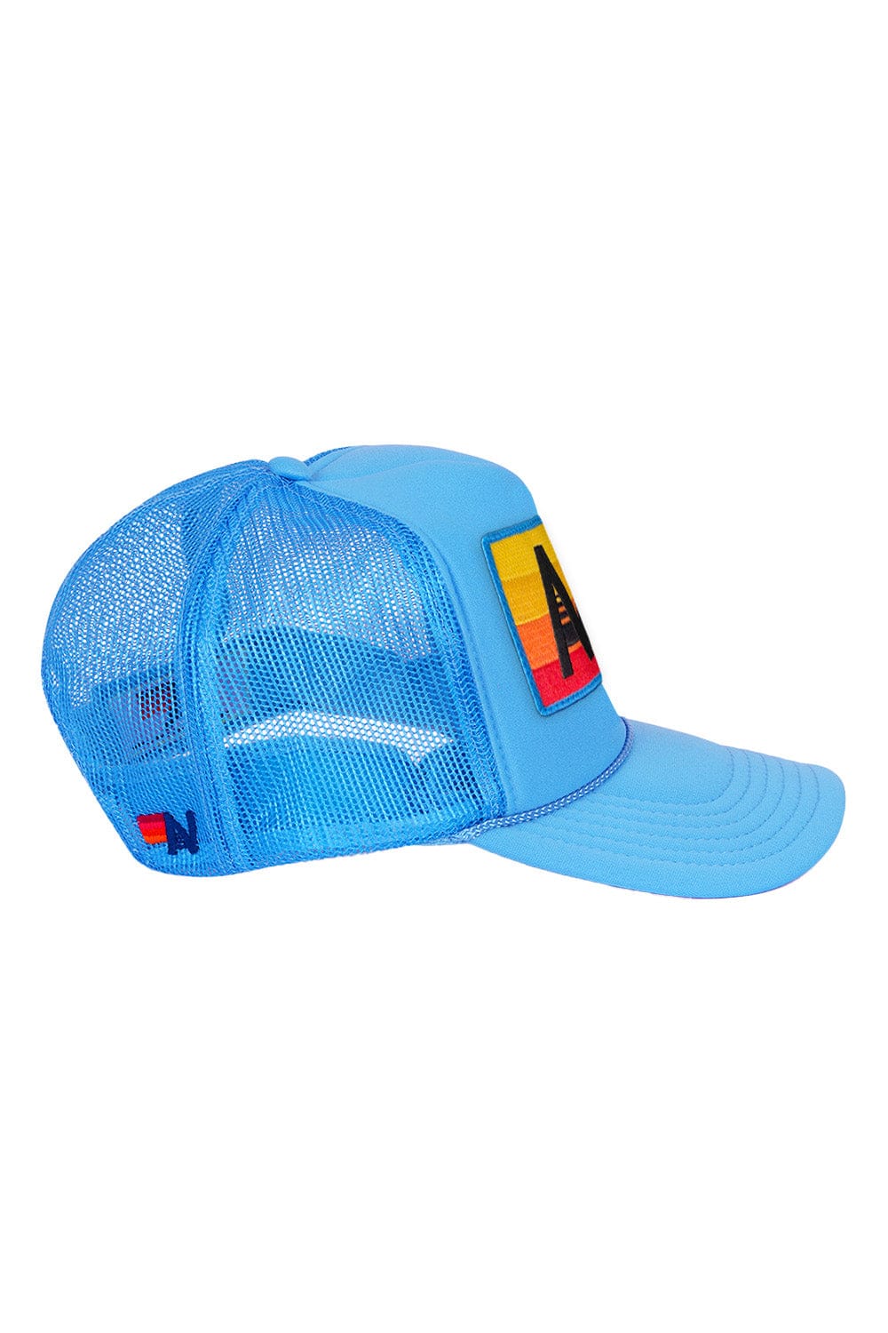 Retro KIDS LOGO RAINBOW VINTAGE FOAM TRUCKER HAT