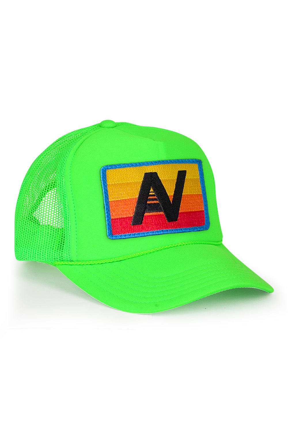Retro KIDS LOGO RAINBOW VINTAGE FOAM TRUCKER HAT