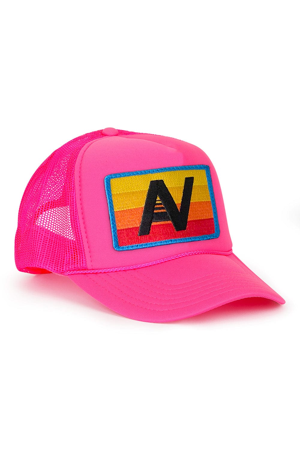 Retro KIDS LOGO RAINBOW VINTAGE FOAM TRUCKER HAT