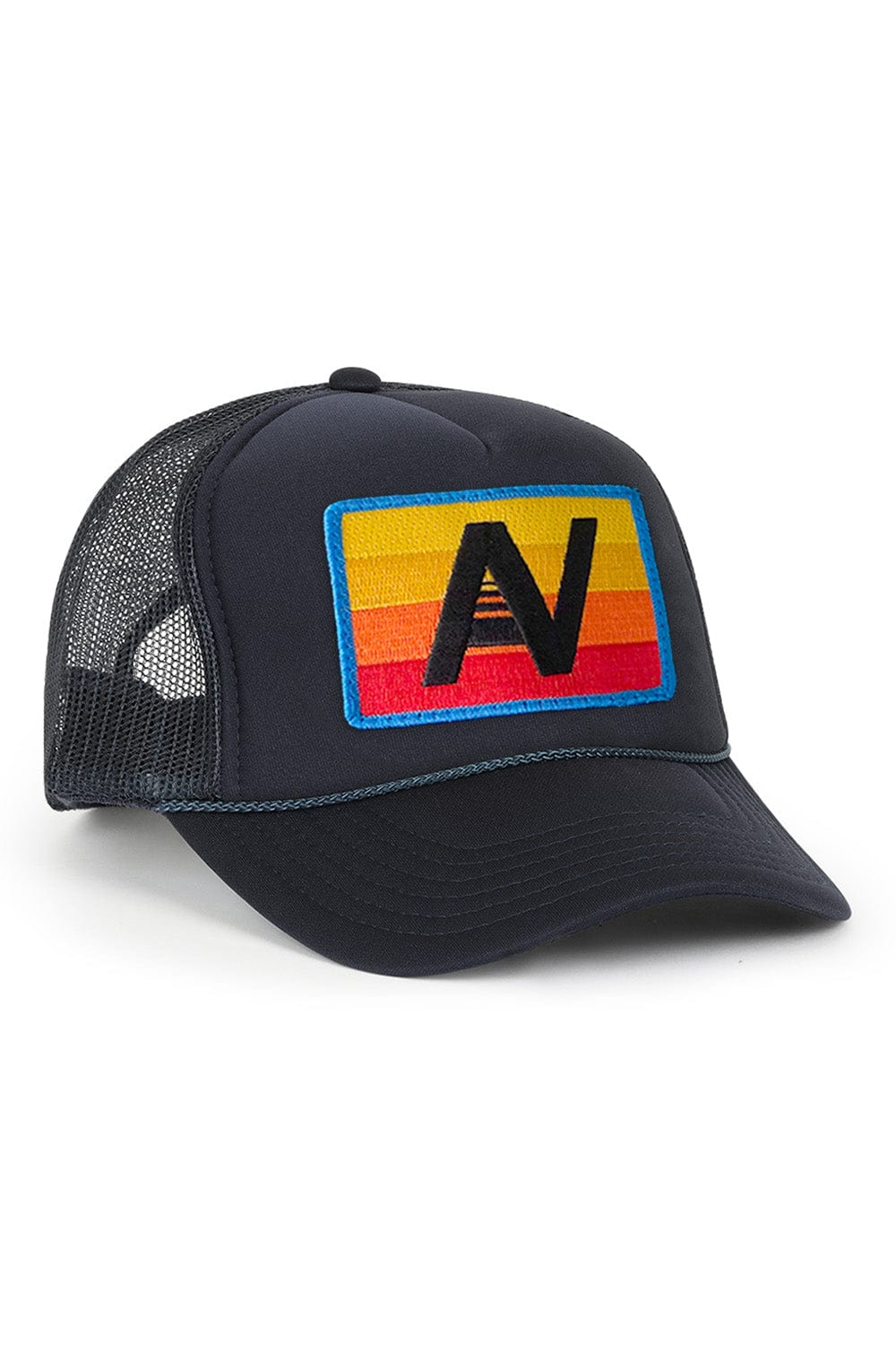 Retro KIDS LOGO RAINBOW VINTAGE FOAM TRUCKER HAT
