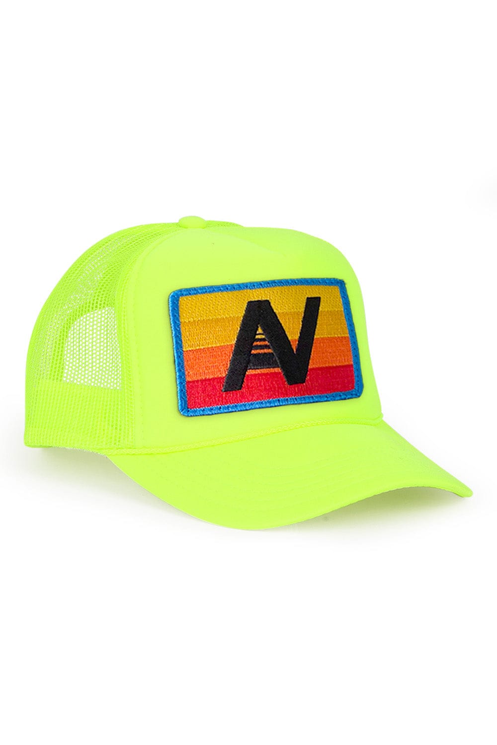 Retro KIDS LOGO RAINBOW VINTAGE FOAM TRUCKER HAT