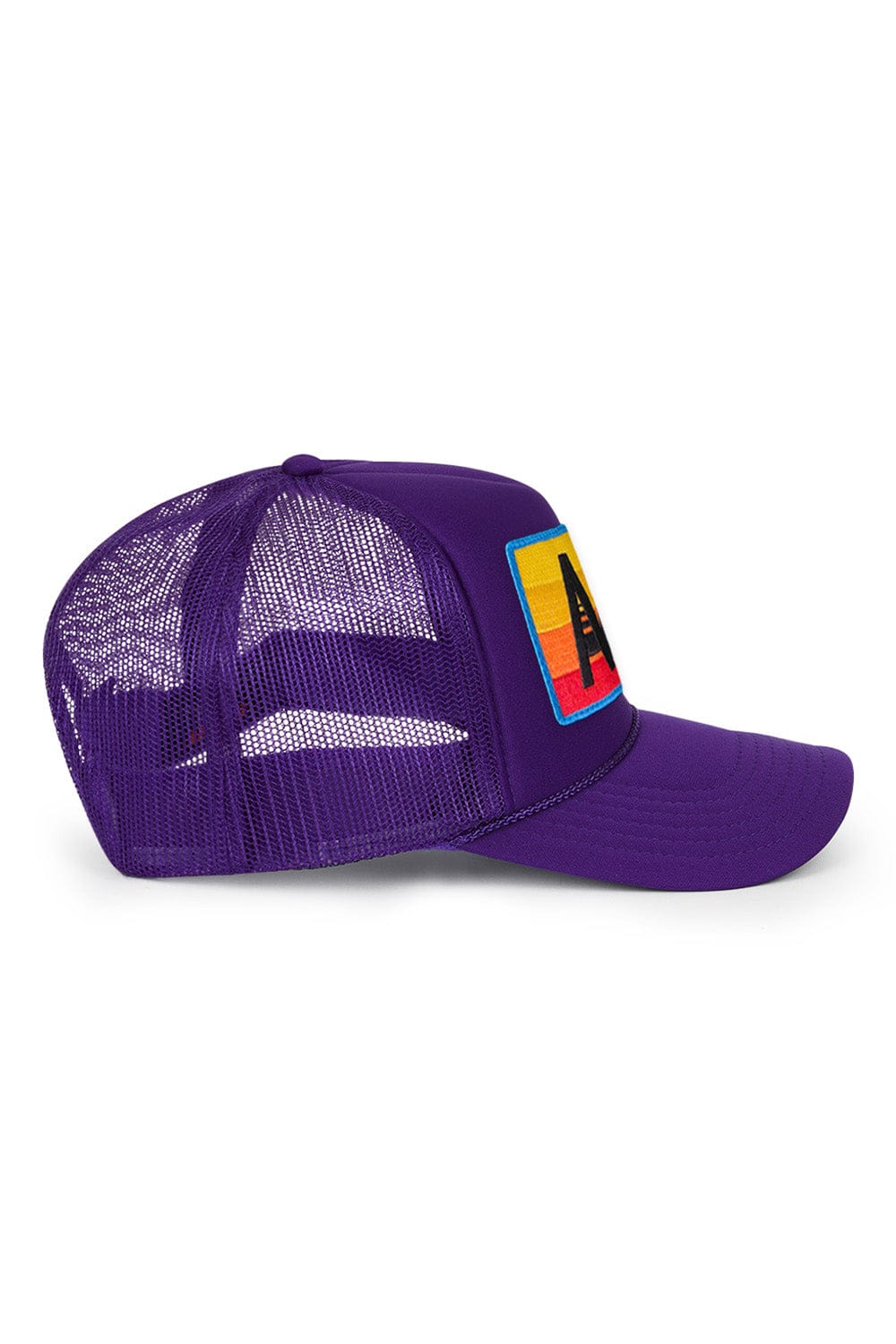 Retro KIDS LOGO RAINBOW VINTAGE FOAM TRUCKER HAT