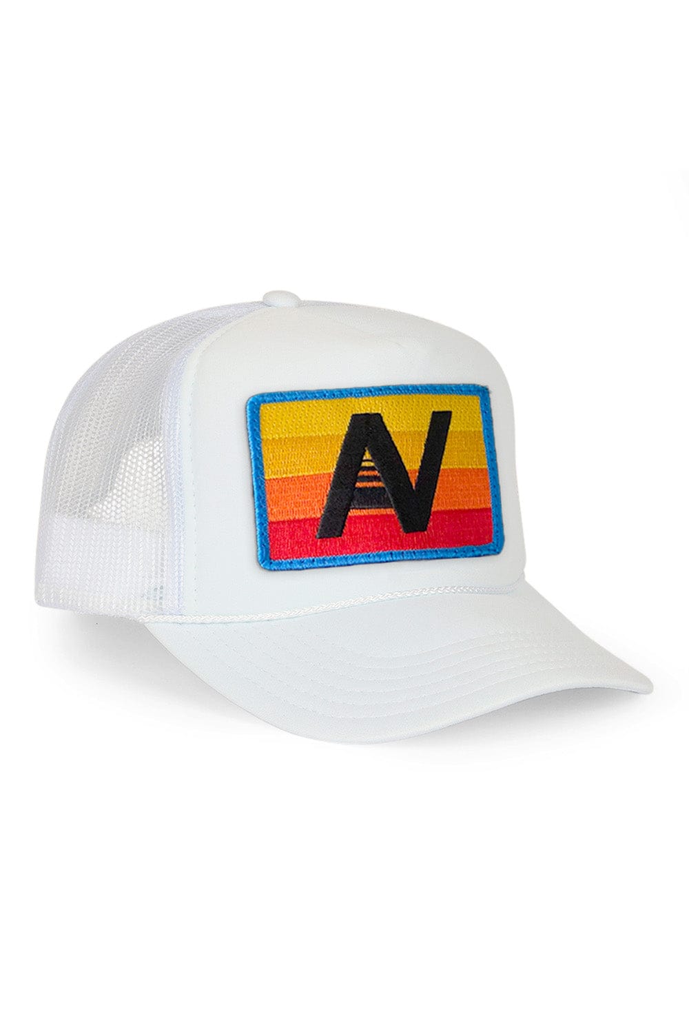 Retro KIDS LOGO RAINBOW VINTAGE FOAM TRUCKER HAT