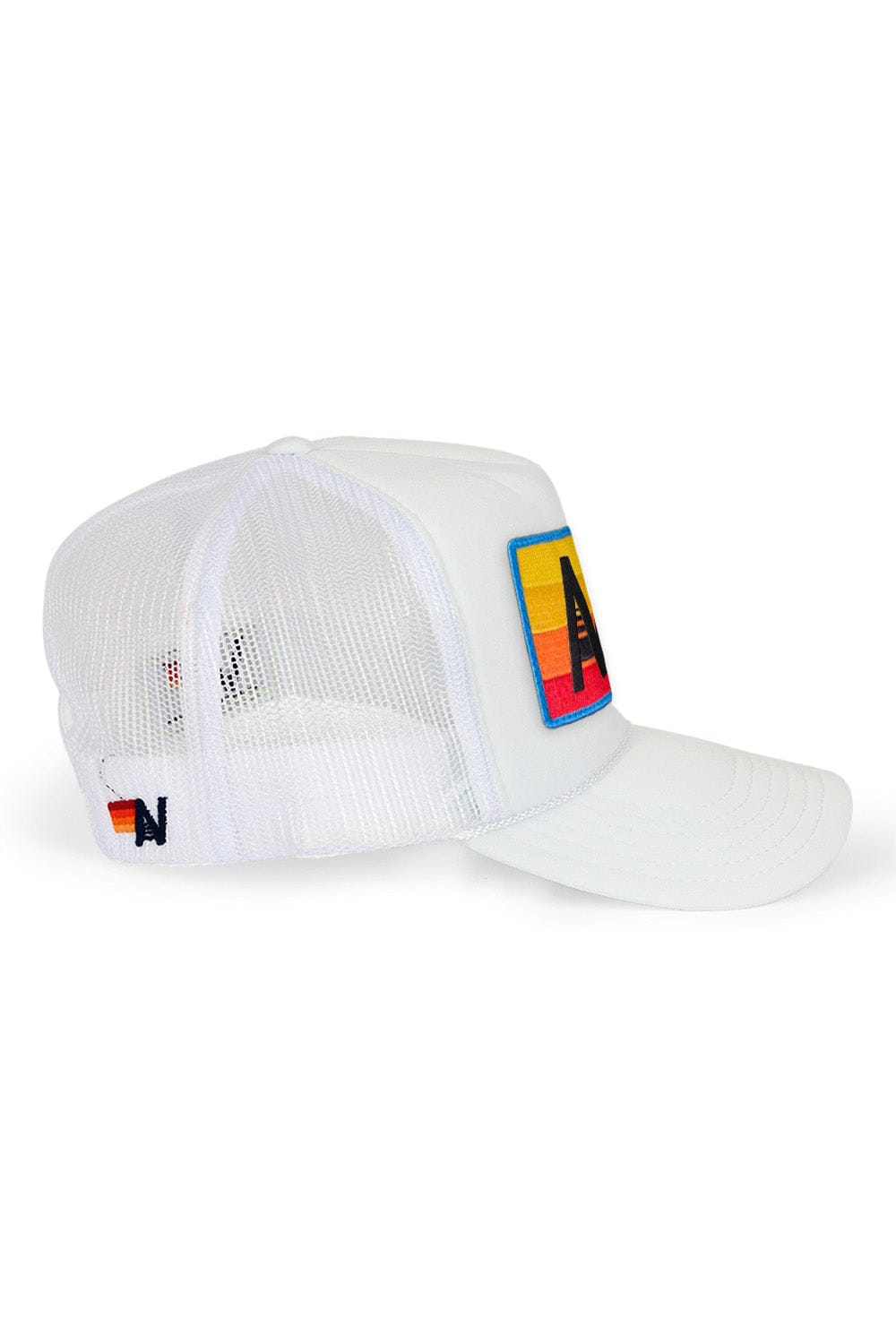 Retro KIDS LOGO RAINBOW VINTAGE FOAM TRUCKER HAT