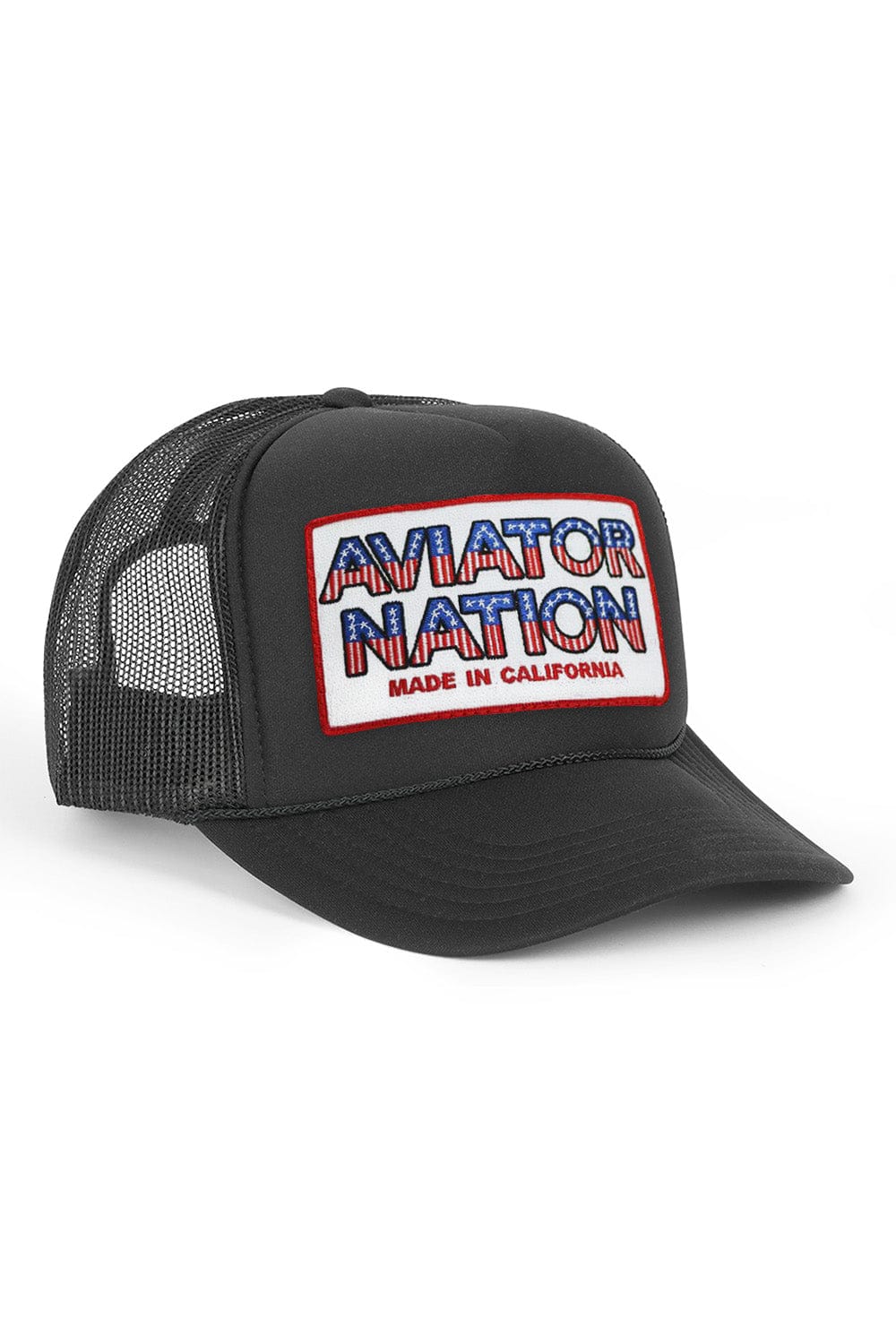 Retro AVIATOR NATION USA PATRIOTIC VINTAGE TRUCKER HAT
