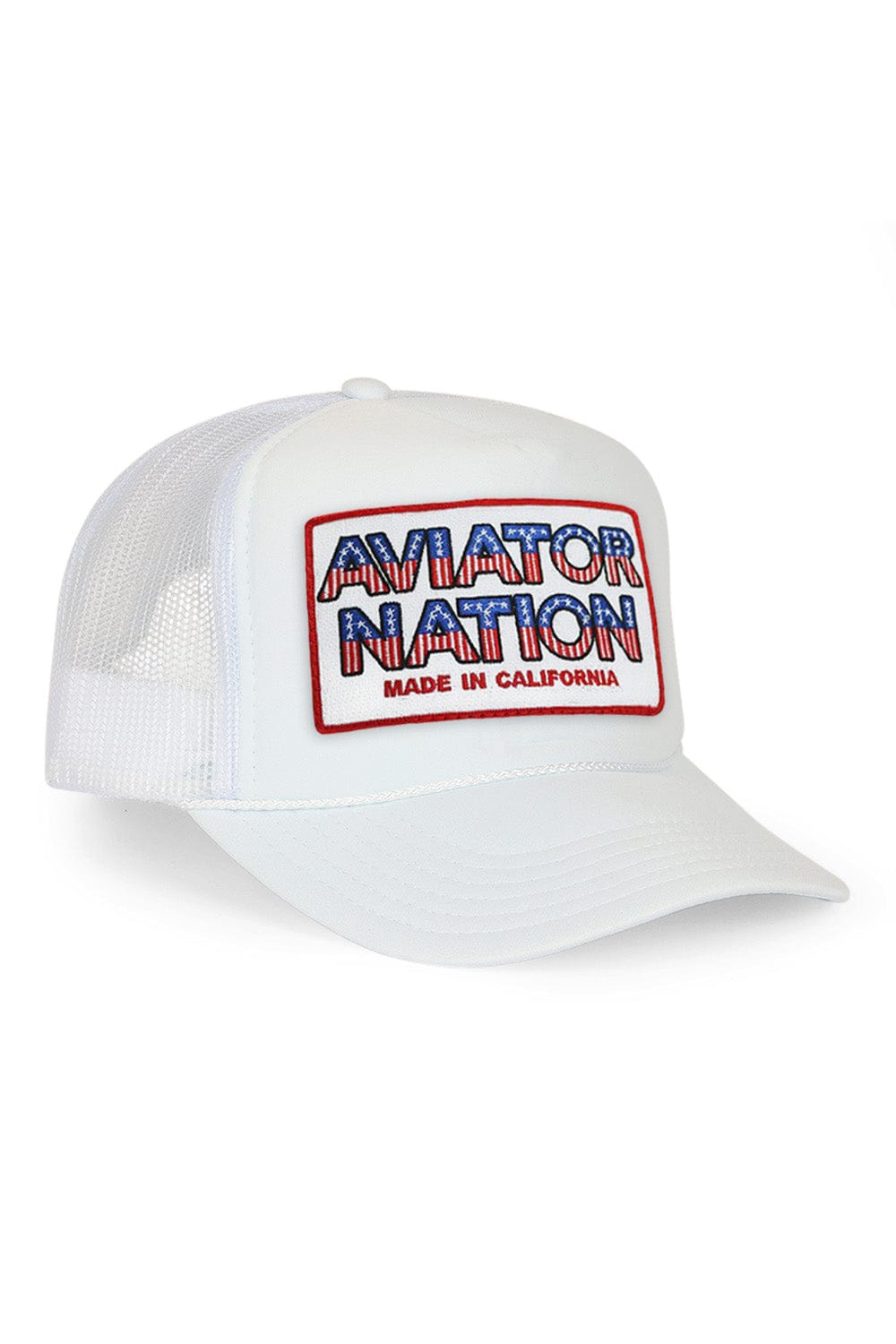 Retro AVIATOR NATION USA PATRIOTIC VINTAGE TRUCKER HAT